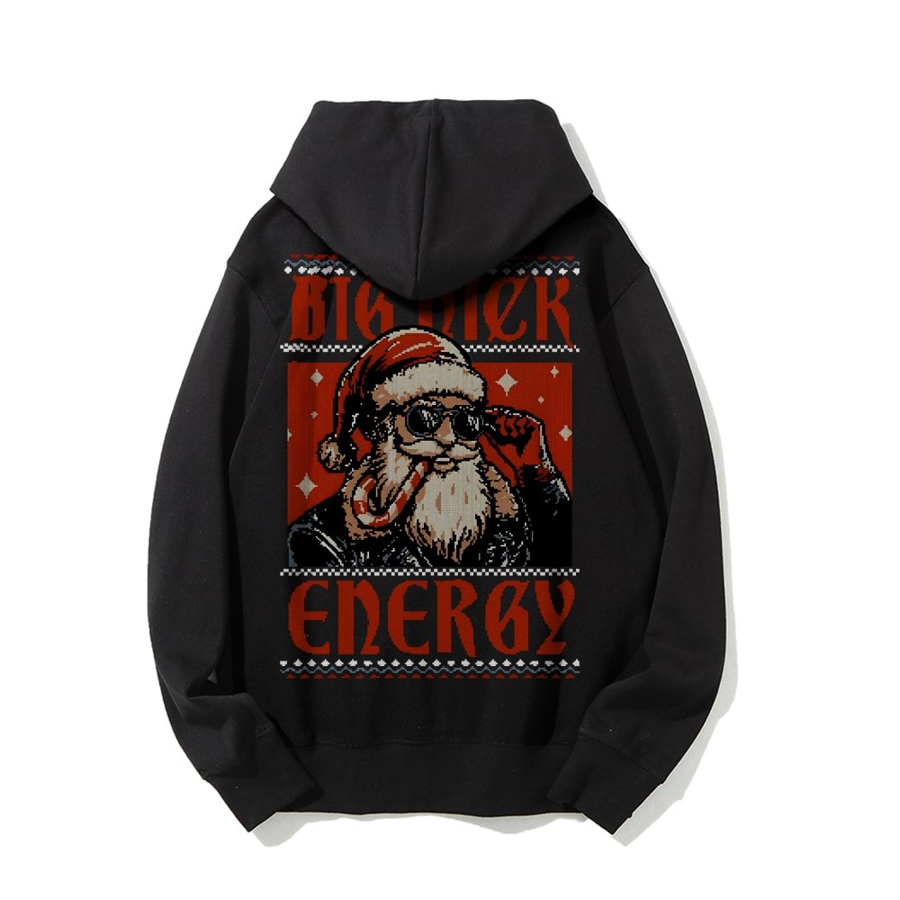 Big Nick Energy Printed Back Unisex Cotton Hoodie