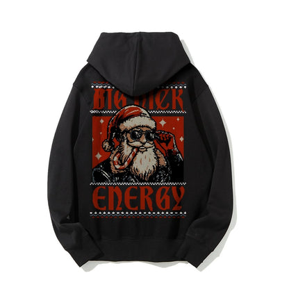 Big Nick Energy Printed Back Unisex Cotton Hoodie