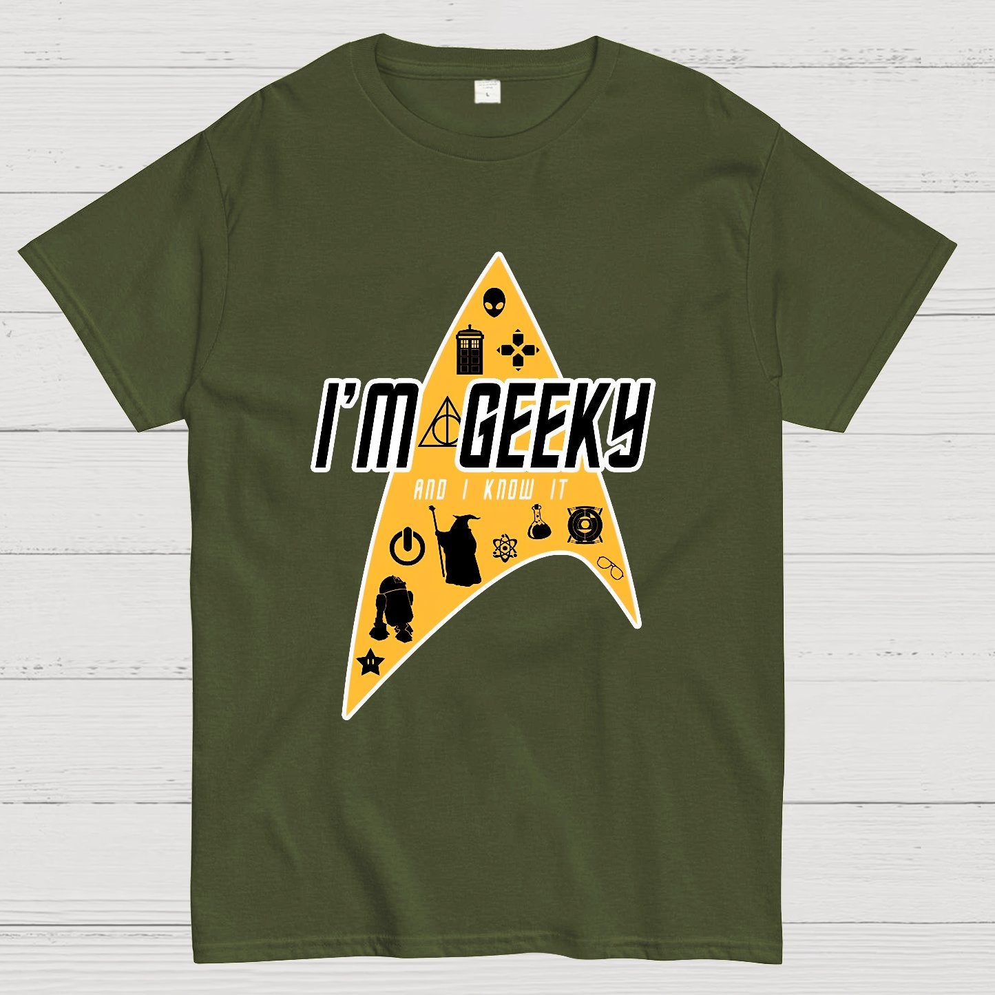 I'm Geeky And I Know It ！Geek T-Shirt