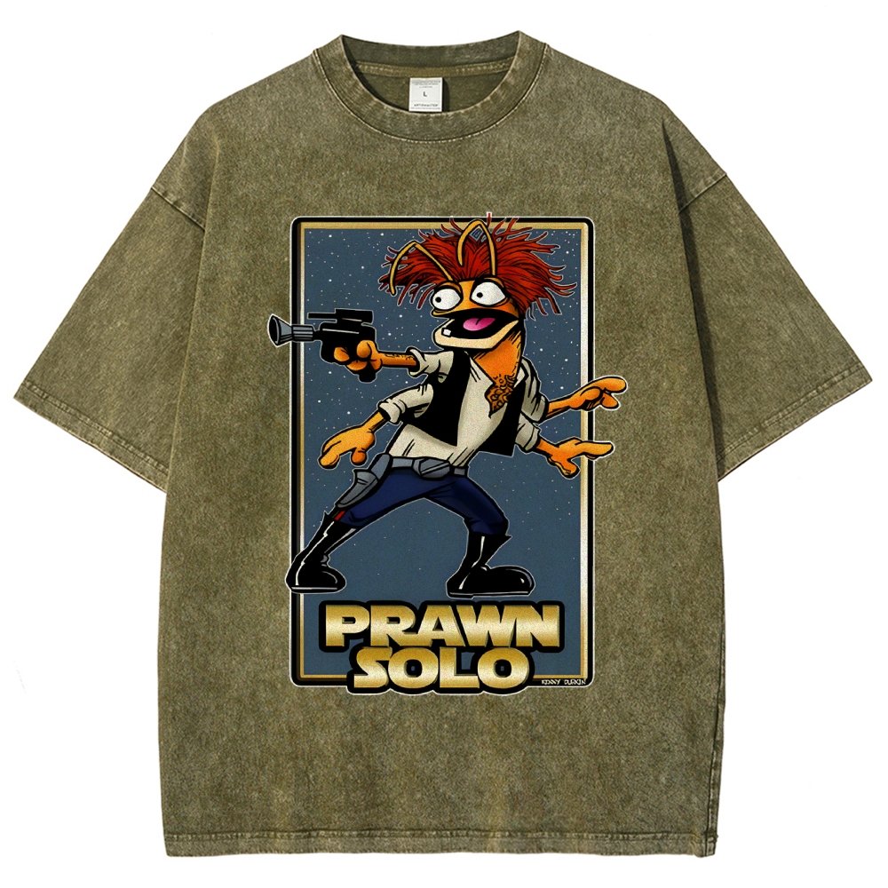 Prawn Hero Vintage Distressed T-shirt