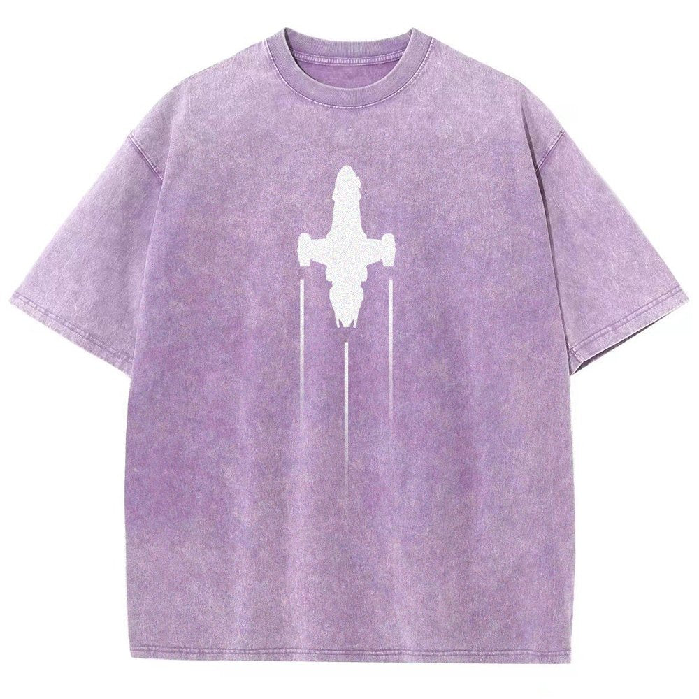 Firefly Starship Silhouette Vintage Distressed T-shirt