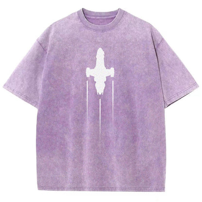 Firefly Starship Silhouette Vintage Distressed T-shirt