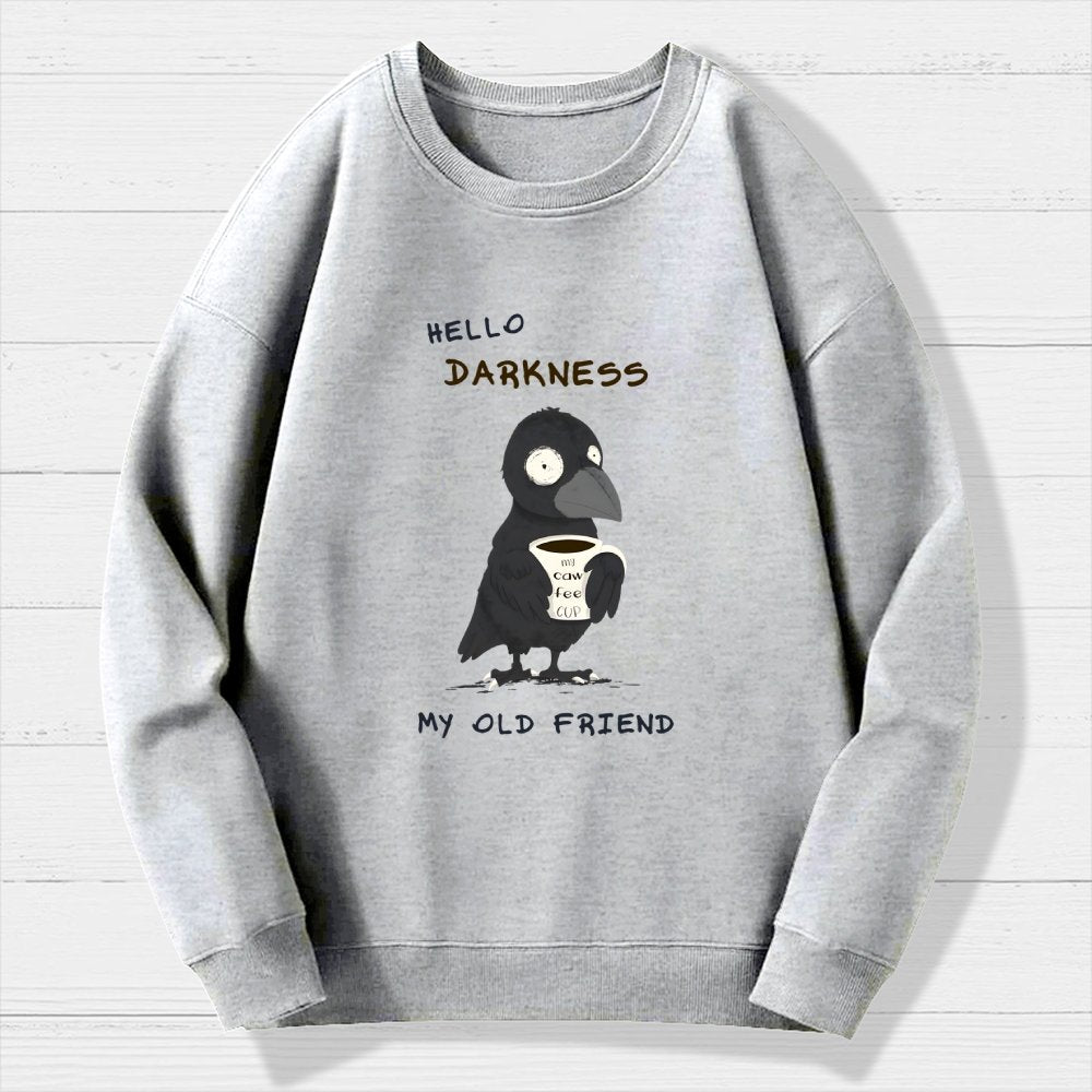 Hello Darkness Geek Cotton Sweatshirt