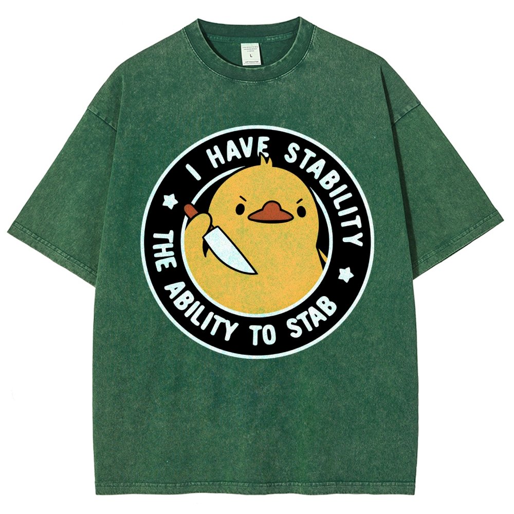 I Have Stability The Ability Vintage Distressed T-shirt