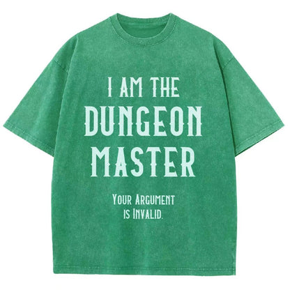 I am The Dungeon Master Nerd Vintage Distressed T-shirt