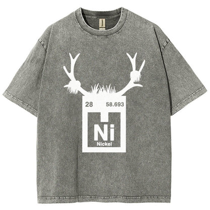 Ni Element Vintage Distressed T-shirt