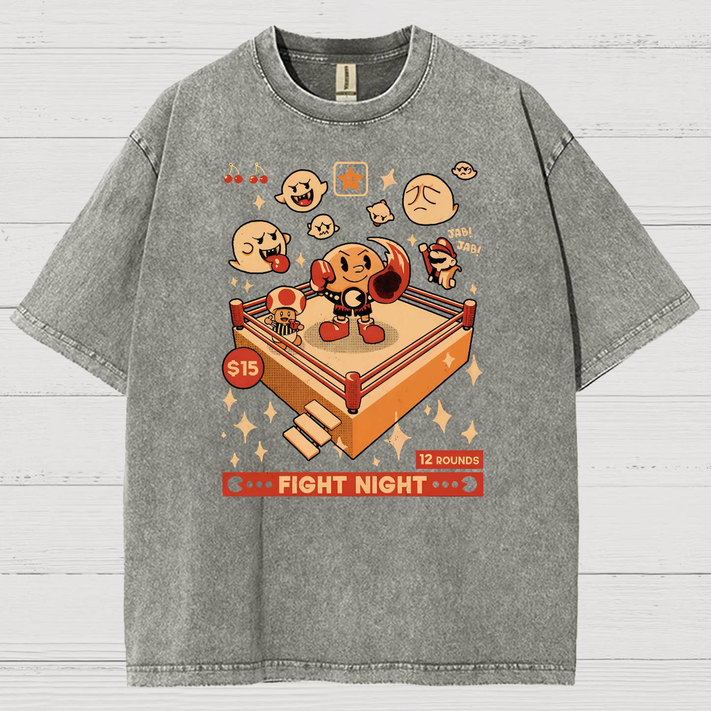 Retro Arcade Showdown Vintage Distressed T-shirt