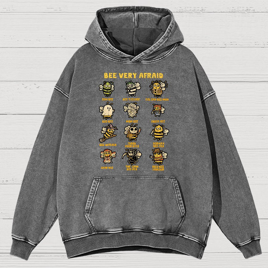 Bees Are Scared.Vintage Distressed Hoodie
