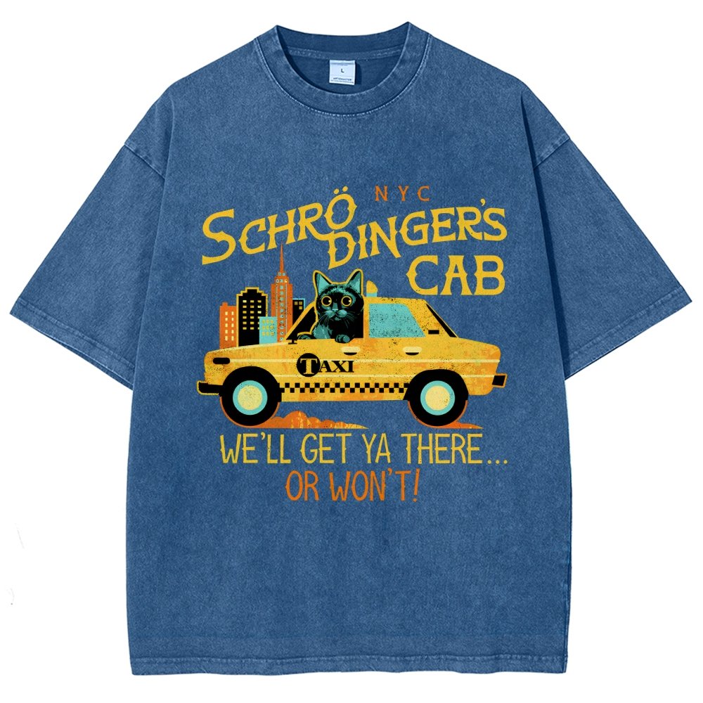 Schrodinger's Cab Vintage Distressed T-shirt