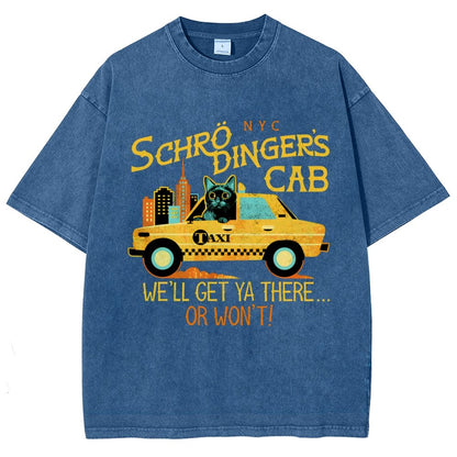 Schrodinger's Cab Vintage Distressed T-shirt