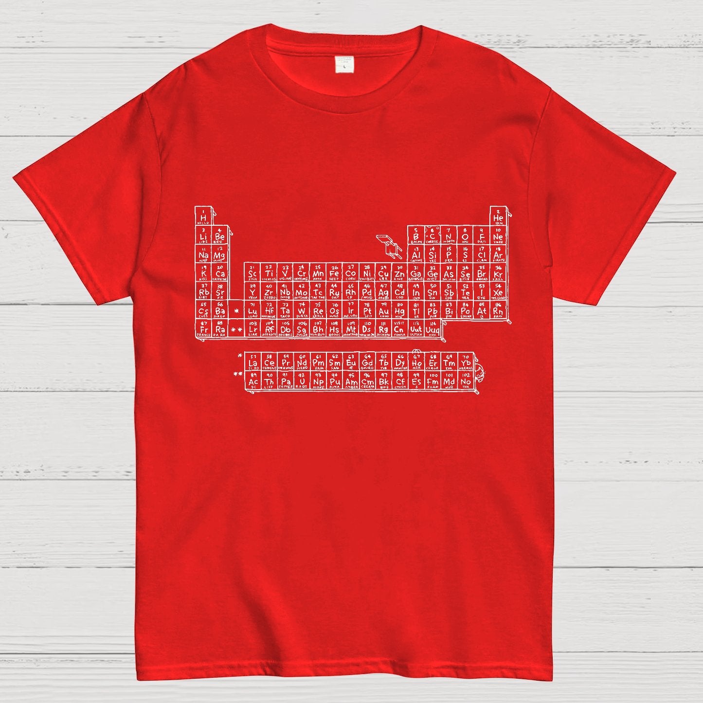 Questionable Table of Elements Geeky T-Shirt