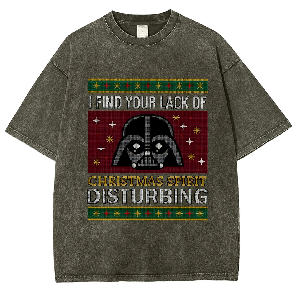 Lack of Christmas Spirit  Vintage Distressed T-shirt