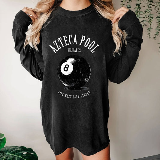Azteca Pool Washed Long Sleeve Tee
