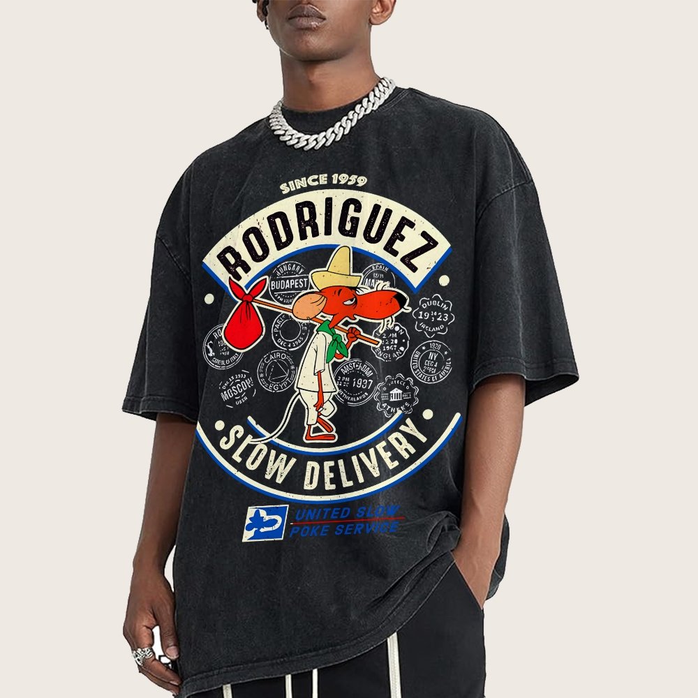 Slowpoke Delivery Service Vintage Distressed T-shirt