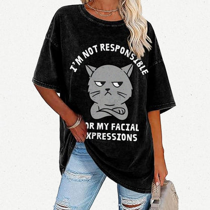 My Facial Expressions Vintage Distressed T-shirt