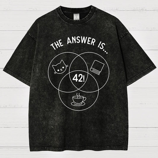 42 Cats Vintage Distressed T-shirt