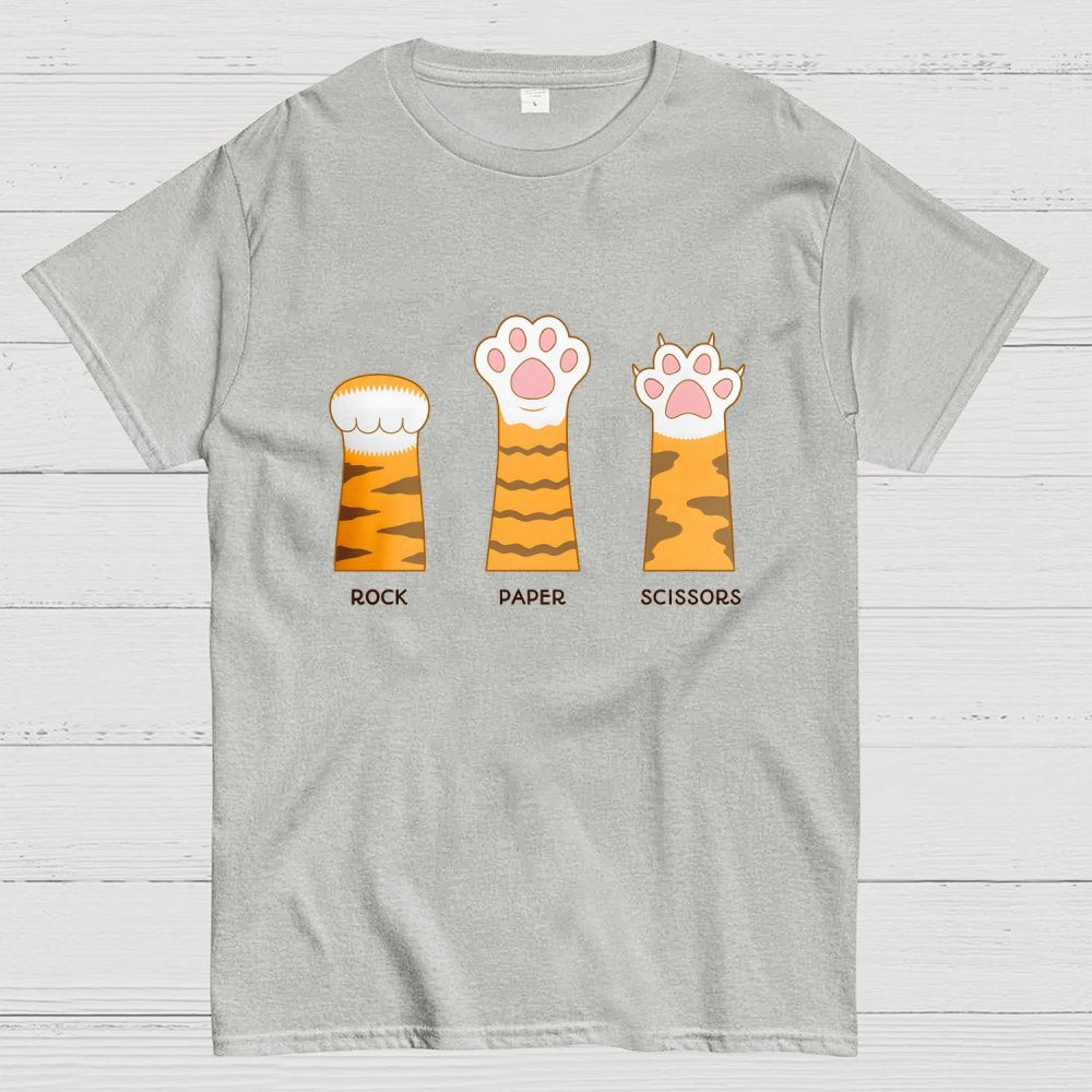 Rock Paper Scissors Purrfect Geek T-Shirt