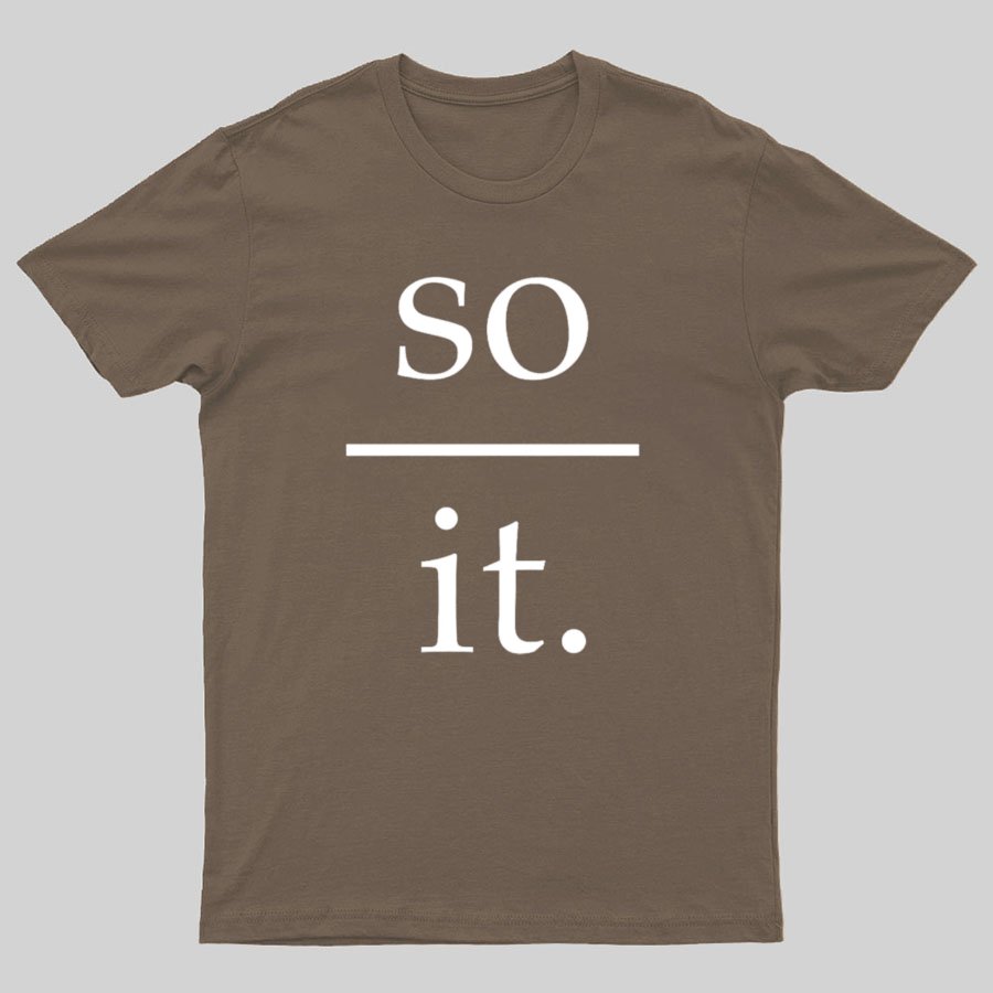 So Over It Nerd T-Shirt