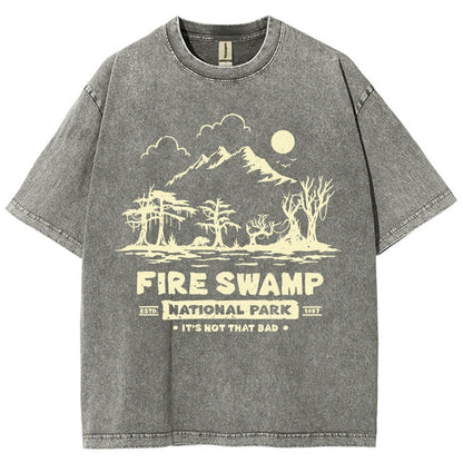Flame Swamp National Park Vintage Distressed T-shirt