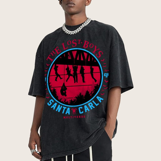 Futuristic Wanderers 2099 Vintage Distressed T-shirt