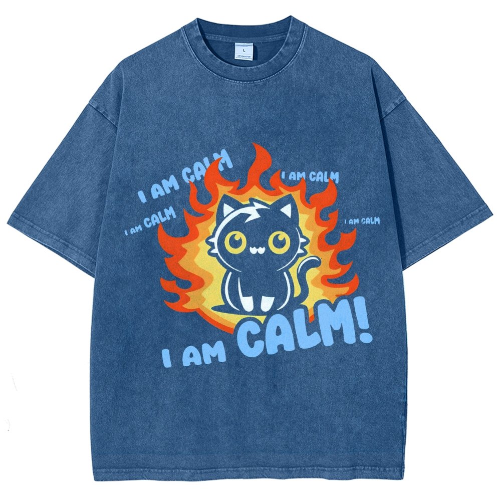 I Am Not Stressed! I Am Calm Vintage Distressed T-shirt