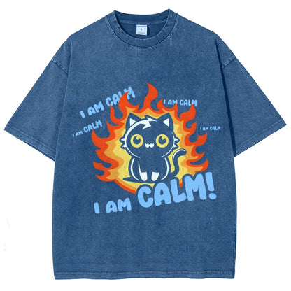 I Am Not Stressed! I Am Calm Vintage Distressed T-shirt