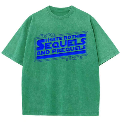 I Hate Sequels Vintage Distressed T-shirt