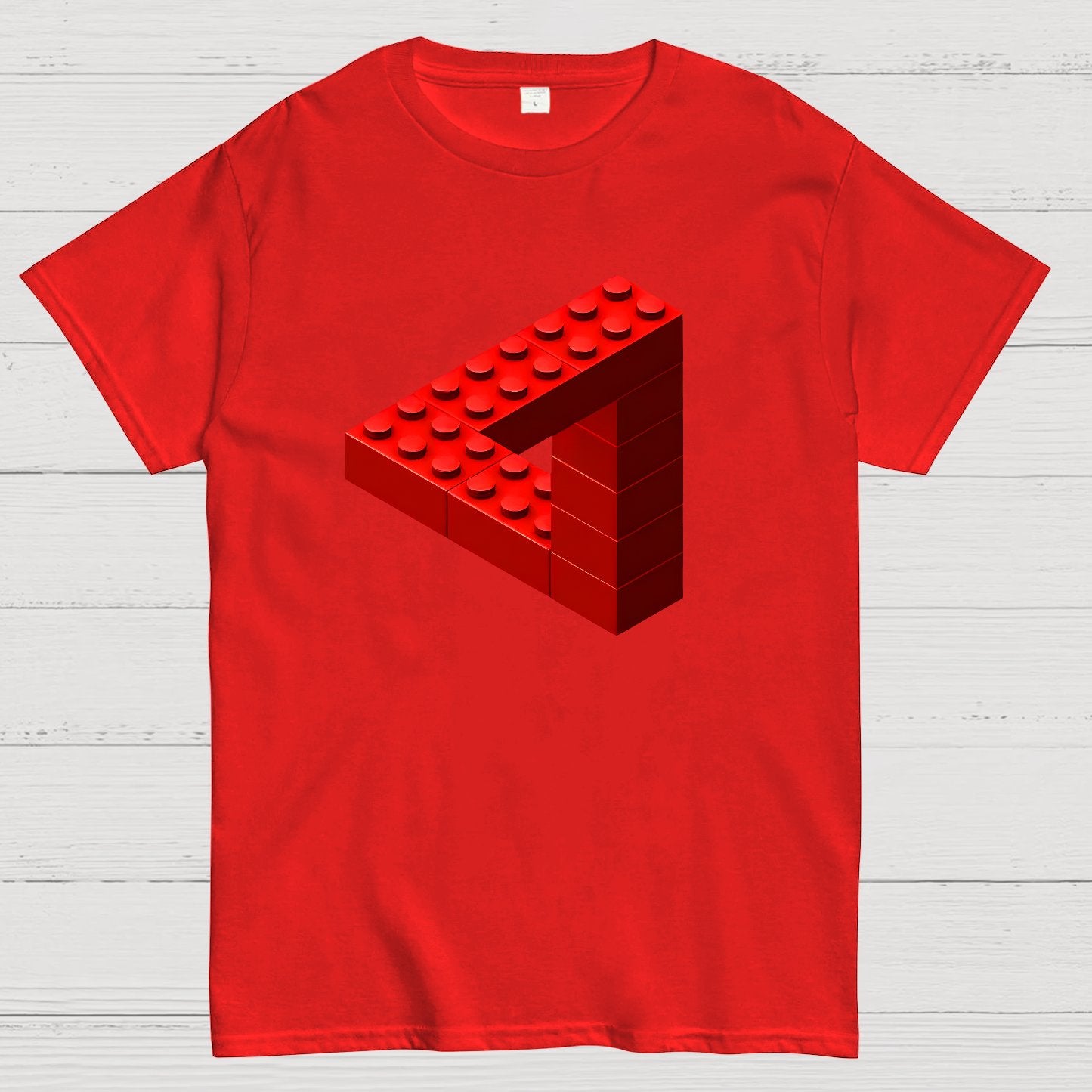 Escher Toy Bricks Geek T-Shirt