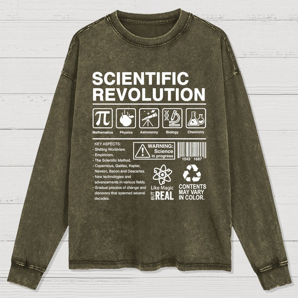Scientific Revolution Washed Long Sleeve Tee