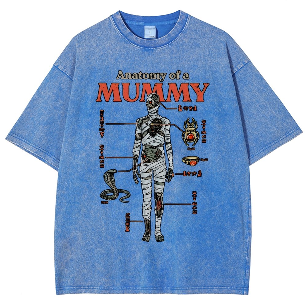 Mummy Anatomy Vintage Distressed T-shirt