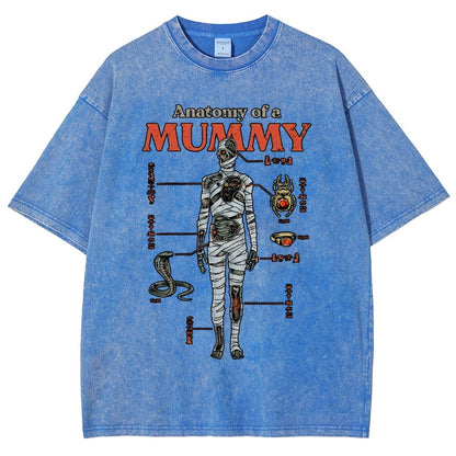 Mummy Anatomy Vintage Distressed T-shirt
