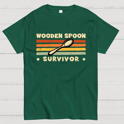 Wooden Spoon Survivor Unisex Geek T-Shirt