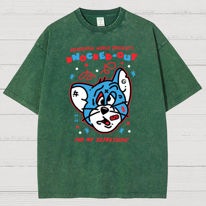 Knocked-Out! Vintage Distressed T-shirt