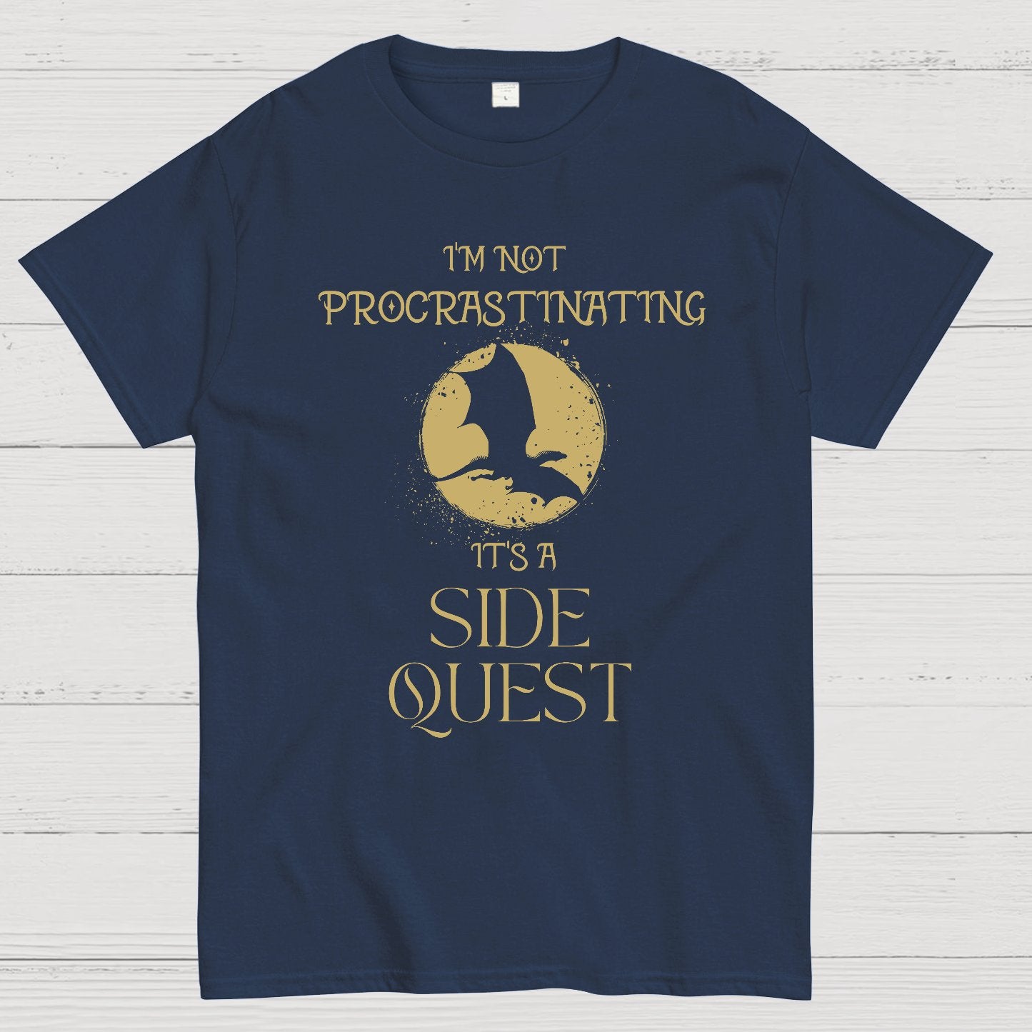 I'm Not Procrastinating I'm Doing Side Quests Geeky T-Shirt