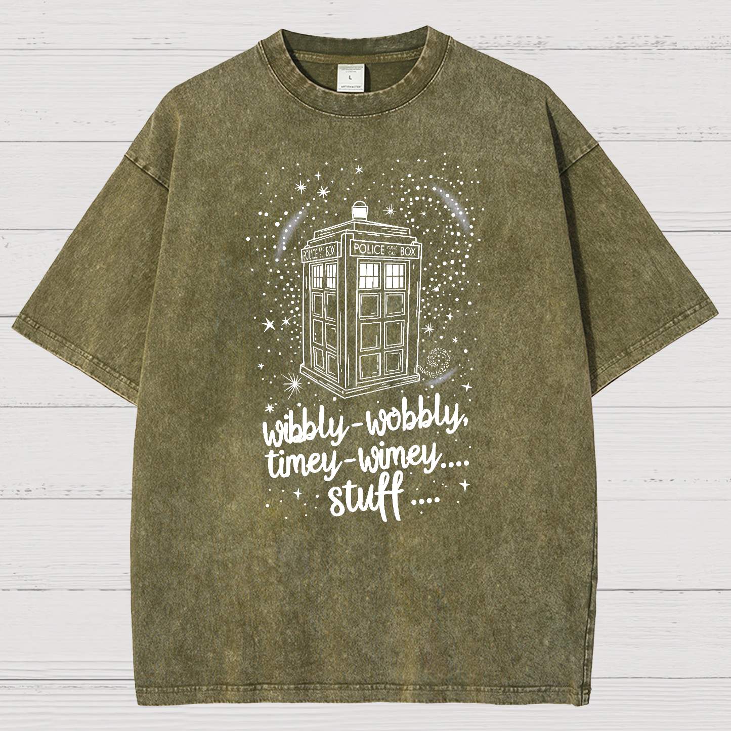 Wibbly wobbly timey wimey Christmas Vintage Distressed T-shirt