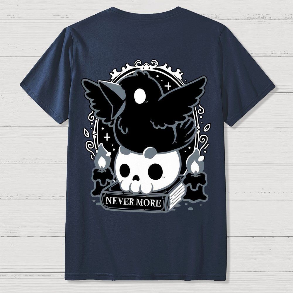 Never More Front And Back Printing Geek T-Shirt