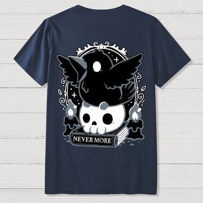 Never More Front And Back Printing Geek T-Shirt
