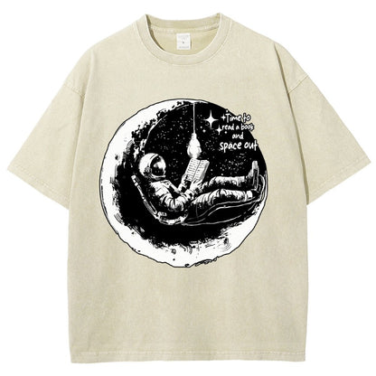 Time to read a book Vintage Distressed T-shirt