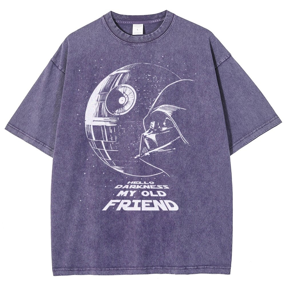 Hello Darkness My Old Friend Vintage Distressed T-shirt
