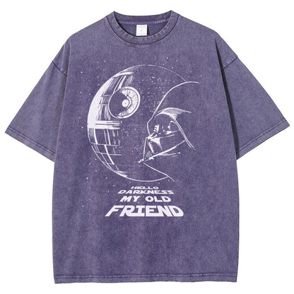 Hello Darkness My Old Friend Vintage Distressed T-shirt