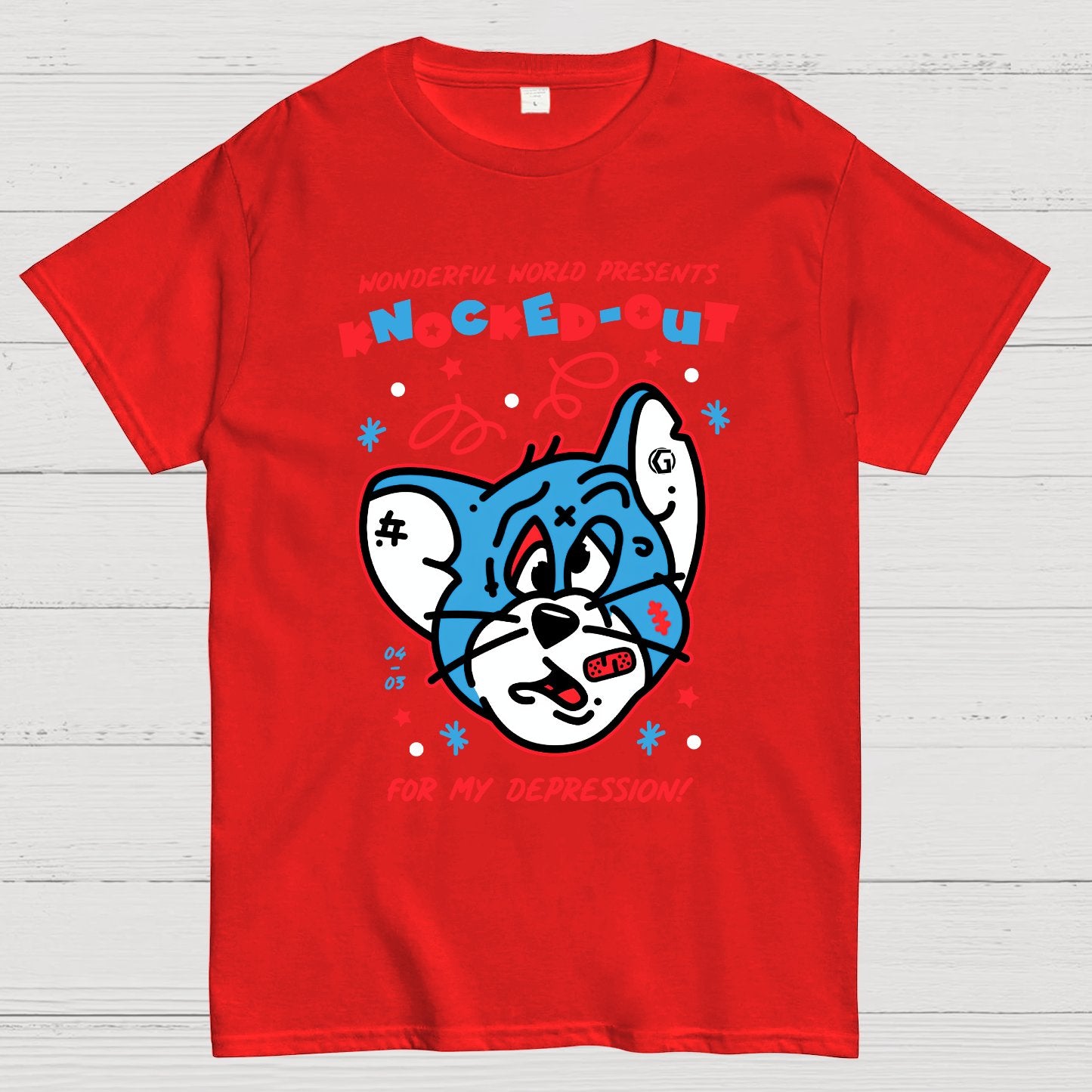 knocked-out. Sarcasm Geek T-Shirt