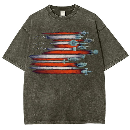 Vintage Sci-Flyers Vintage Distressed T-shirt