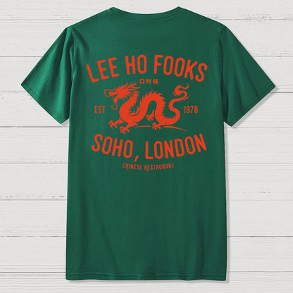 Lee Ho Fooks Vintage Resto Front And Back Printing Geek T-Shirt