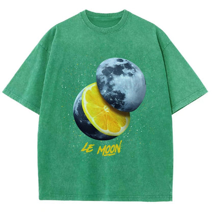 Le Moon - Lemon Moon Vintage Distressed T-shirt