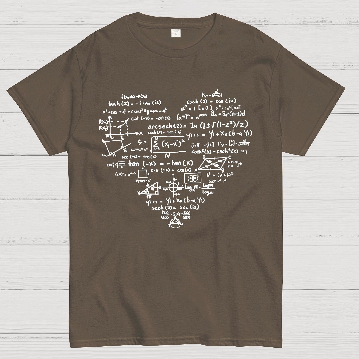 Math Heart, Valentine's Day Nerd Geek T-Shirt