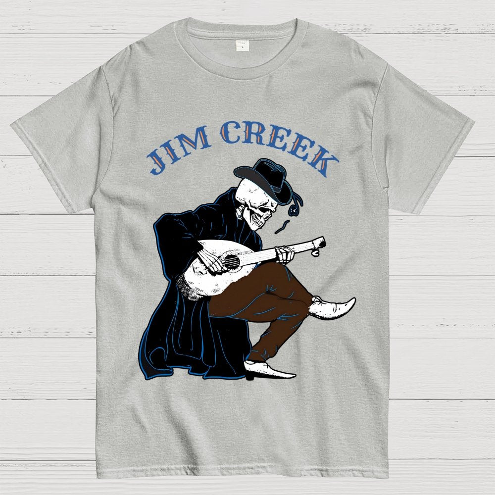 Jim Creek, Skeleton Play Guitar Unisex Geek T-Shirt