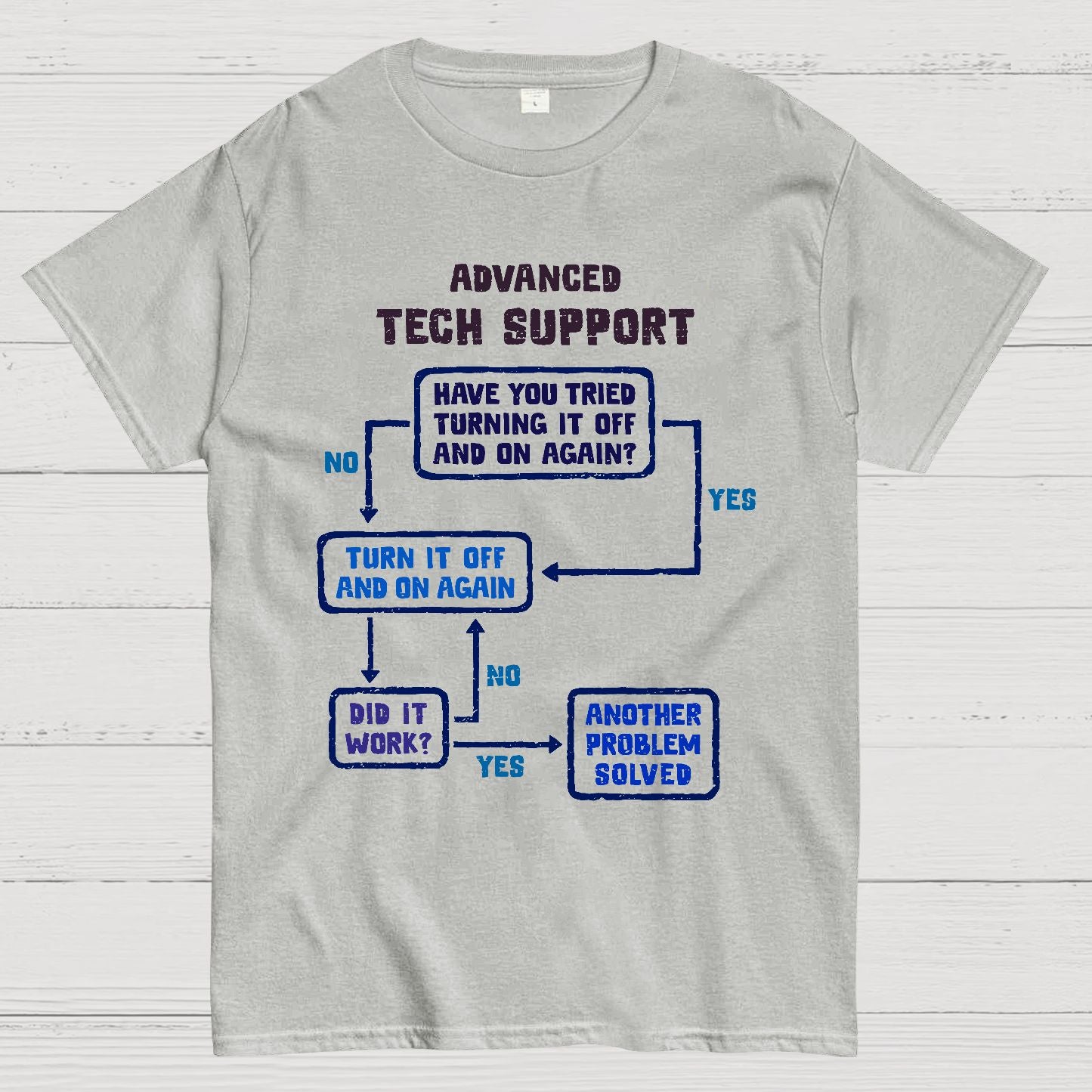 Turn It Off And On Again Geek T-Shirt