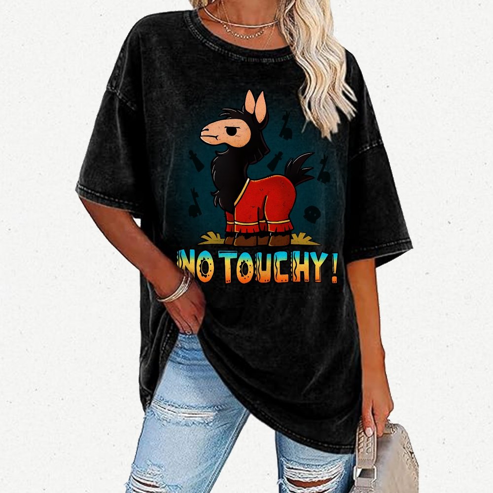 No Touchy! Vintage Distressed T-shirt