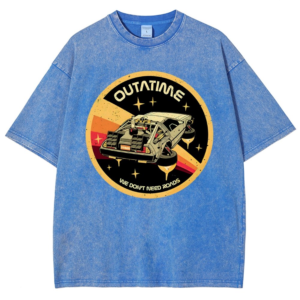 Vintage Time Travel Vintage Distressed T-shirt