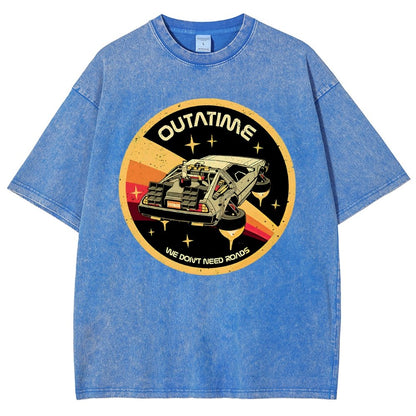 Vintage Time Travel Vintage Distressed T-shirt
